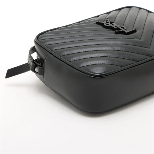 Saint Laurent Black Quilted Leather Lou Camera Bag [Clearance Sale]