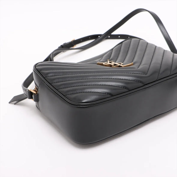 Saint Laurent Black Quilted Leather Lou Camera Bag [Clearance Sale]