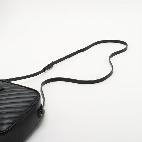 Saint Laurent Black Quilted Leather Lou Camera Bag [Clearance Sale]