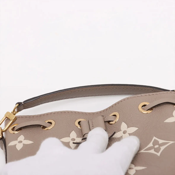 Louis Vuitton Bicolor Monogram Empreinte Leather Nano Noe [Clearance Sale]