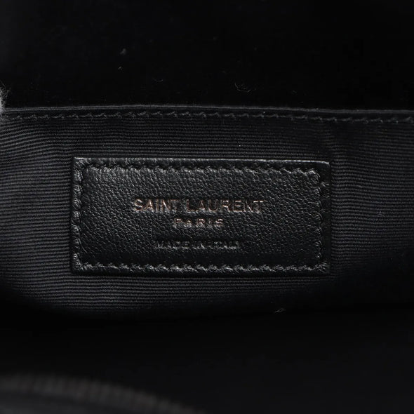 Saint Laurent Black Quilted Leather Lou Camera Bag [Clearance Sale]