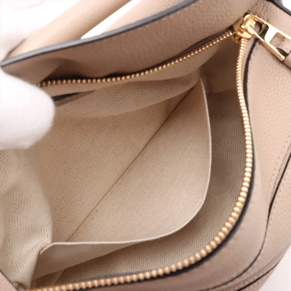 Loewe Beige Beige Leather Small Puzzle Bag [Clearance Sale]