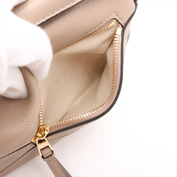Loewe Beige Beige Leather Small Puzzle Bag [Clearance Sale]
