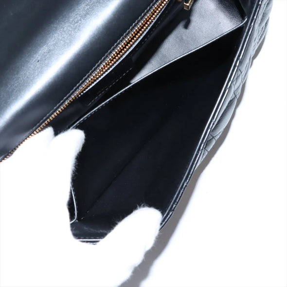 Christian Dior Black Cannage Calfskin Medium Dior Caro Bag [Clearance Sale]
