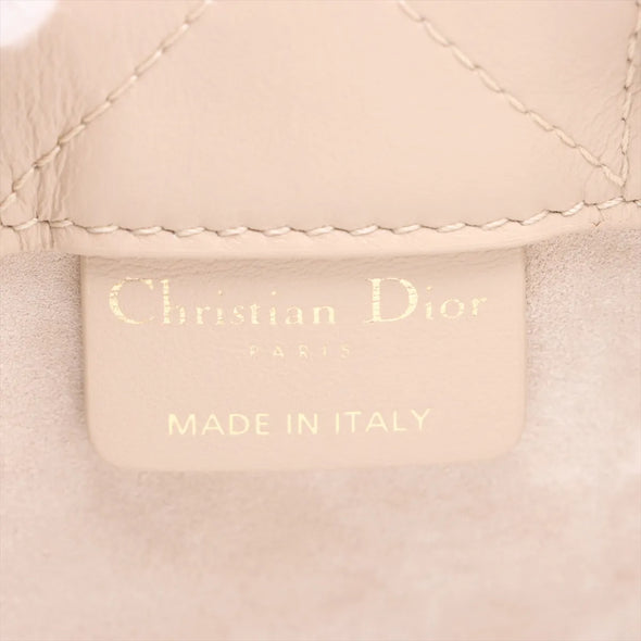 Christian Dior Beige Macrocannage Leather Mini Dior Book Tote Bag  [Clearance Sale]