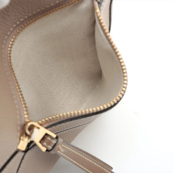 Loewe Khaki Leather Small Puzzle Bag [Clearance Sale]