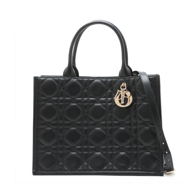 Christian Dior Black Macrocannage Calfskin Dior Book Tote  [Clearance Sale]