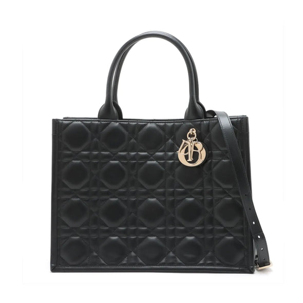 Christian Dior Black Macrocannage Calfskin Dior Book Tote  [Clearance Sale]