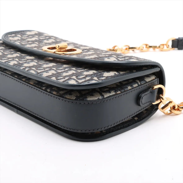 Christian Dior Blue Dior Oblique Jacquard 30 Montaigne Avenue Bag  [Clearance Sale]