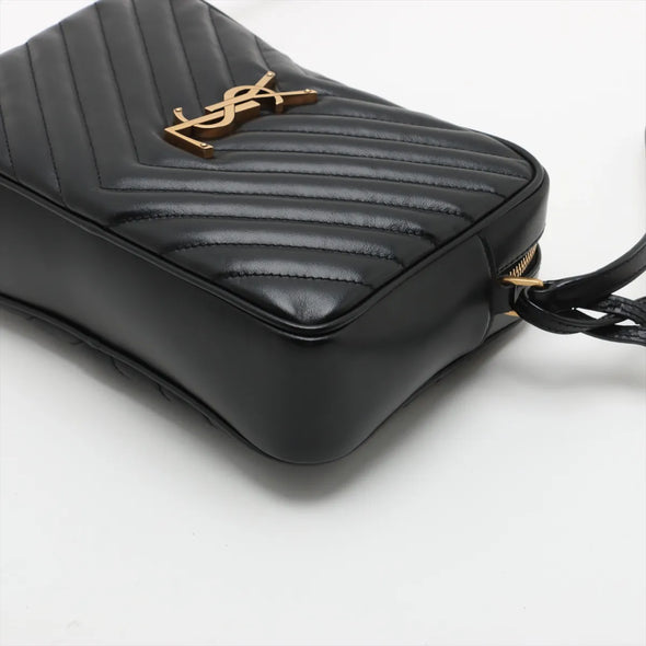 Saint Laurent Black Quilted Leather Lou Camera Bag [Clearance Sale]
