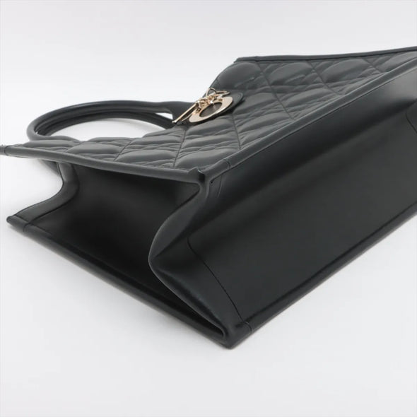 Christian Dior Black Macrocannage Calfskin Dior Book Tote  [Clearance Sale]