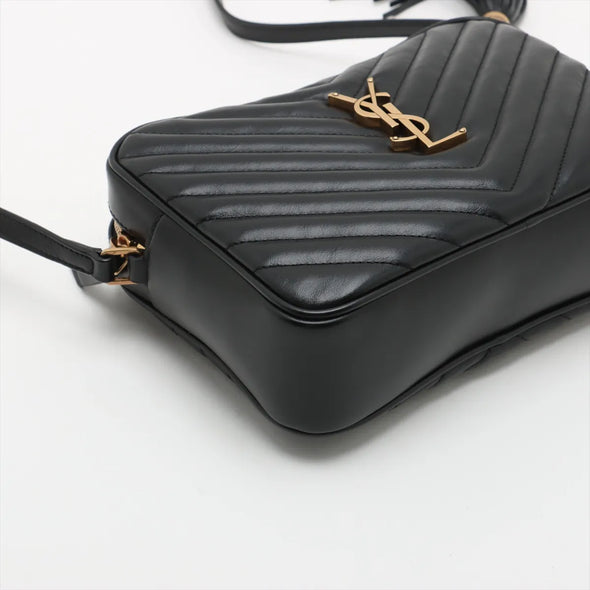 Saint Laurent Black Quilted Leather Lou Camera Bag [Clearance Sale]