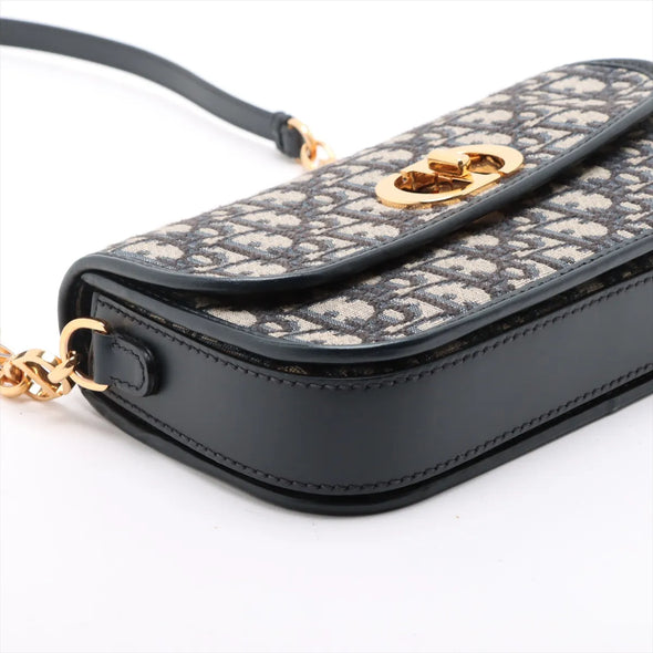 Christian Dior Blue Dior Oblique Jacquard 30 Montaigne Avenue Bag  [Clearance Sale]