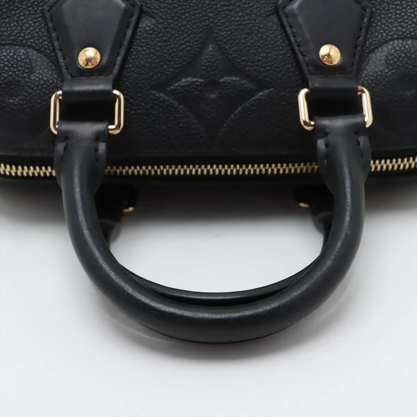 Louis Vuitton Noir Monogram Empreinte Leather Speedy 20 [Clearance Sale]
