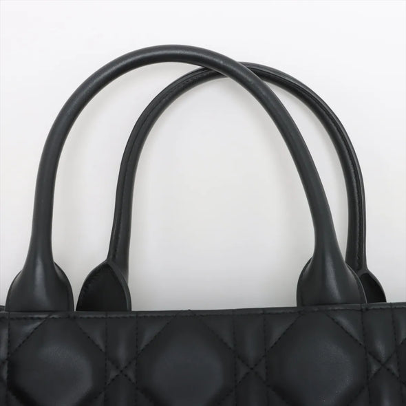 Christian Dior Black Macrocannage Calfskin Dior Book Tote  [Clearance Sale]