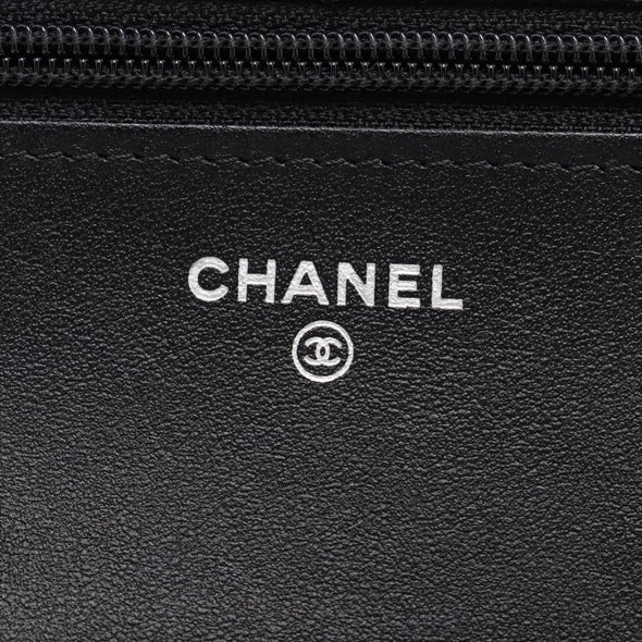 Chanel Black Caviar Calfskin Boy Chanel Wallet On Chain [Clearance Sale]