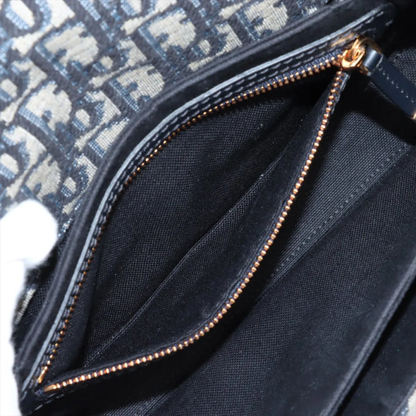Christian Dior Blue Dior Oblique Jacquard 30 Montaigne Avenue Bag  [Clearance Sale]