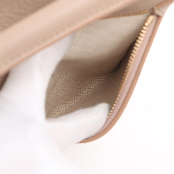 Loewe Beige White Leather Small Puzzle Bag  [Clearance Sale]