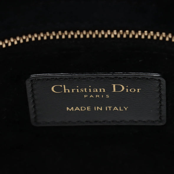 Christian Dior Black Cannage Lambskin Leather Small Lady Dior Bag [Clearance Sale]