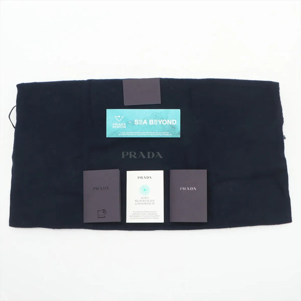 Prada Black Re-Nylon and Saffiano Leather Shoulder Bag [Clearance Sale]