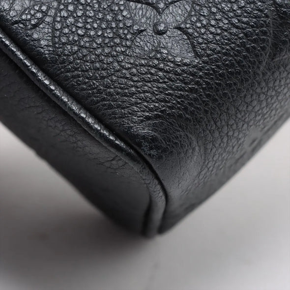 Louis Vuitton Noir Monogram Empreinte Leather Nano Speedy [Clearance Sale]