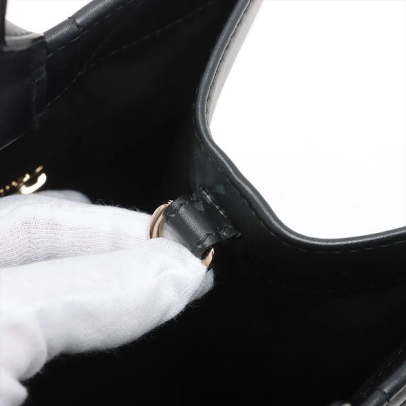 Christian Dior Black Macrocannage Calfskin Dior Book Tote  [Clearance Sale]