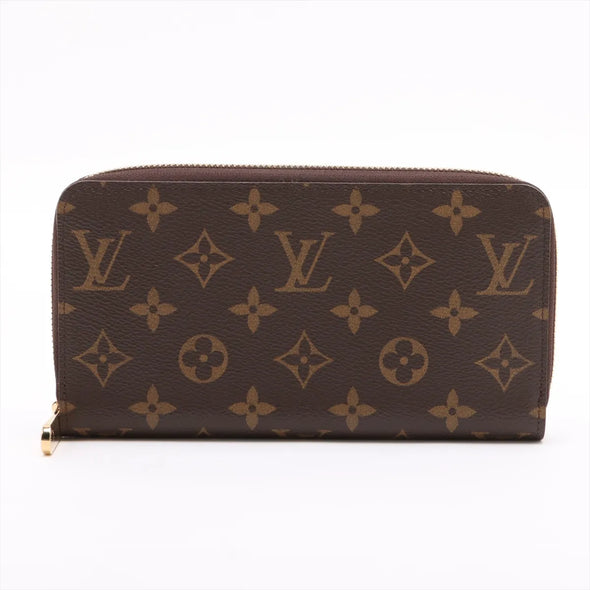 Louis Vuitton Brown Monogram Zippy Wallet  [Clearance Sale]