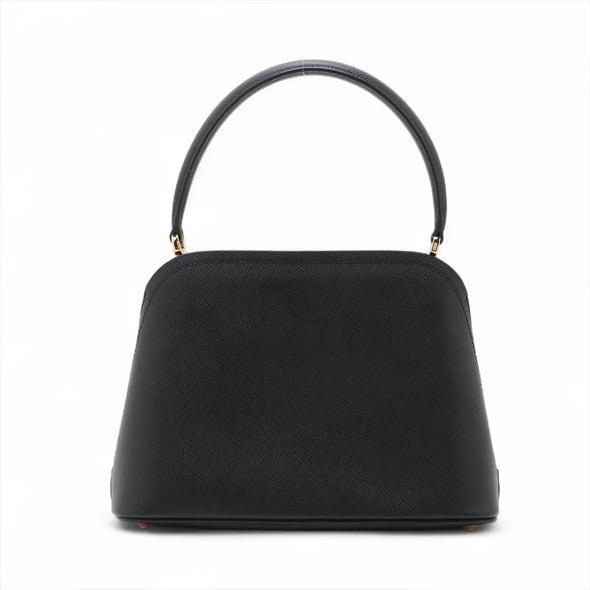 Prada Black Saffiano Cuir Handbag  [Clearance Sale]
