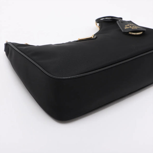 Prada Black Re-Edition 2005 Re-Nylon Shoulder Bag  [Clearance Sale]