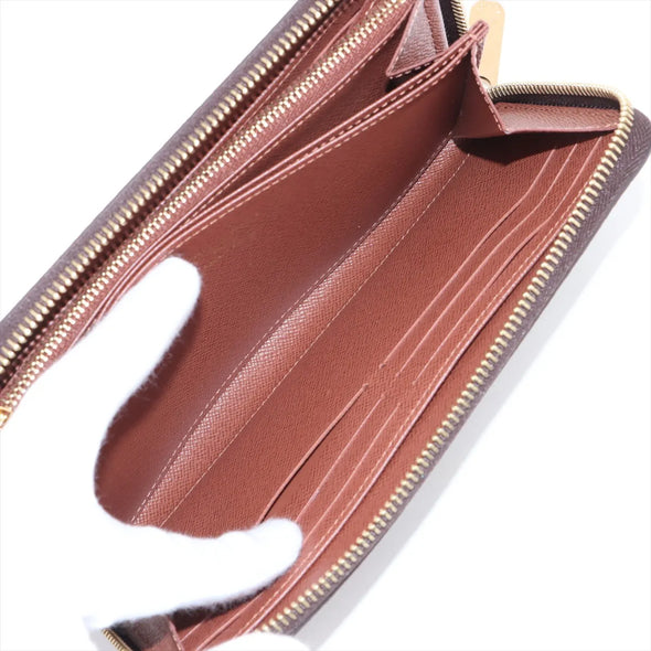 Louis Vuitton Brown Monogram Zippy Wallet  [Clearance Sale]