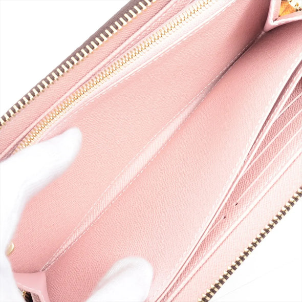 Louis Vuitton Pink Monogram Zippy Wallet  [Clearance Sale]