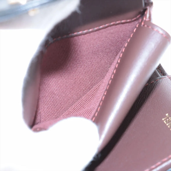 Chanel Black Nappa Lambskin Compact Wallet [Clearance Sale]