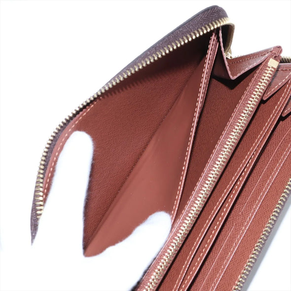 Louis Vuitton Brown Monogram Zippy Wallet  [Clearance Sale]