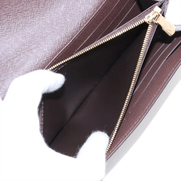 Louis Vuitton Damier Ebene Canvas Sarah Wallet [Clearance Sale]