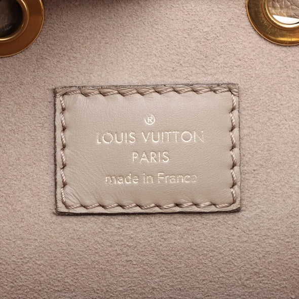 Louis Vuitton Tourterelle Bicolor Monogram Empreinte Leather Neonoe MM  [Clearance Sale]