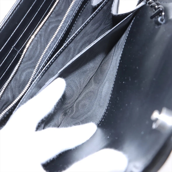 Gucci Black Marmont Matelasse Leather Chain Wallet [Clearance Sale]