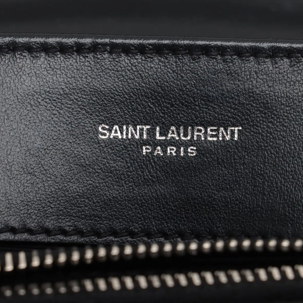 Saint Laurent Black Leather Small Loulou Shoulder Bag  [Clearance Sale]