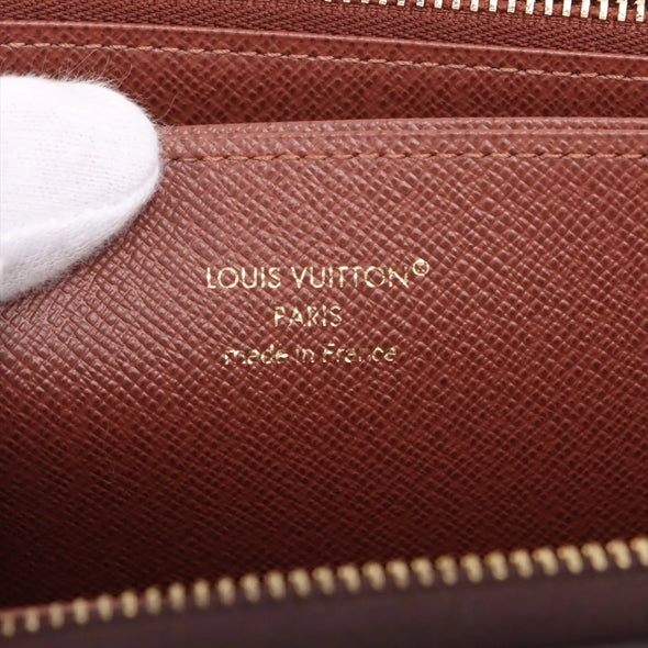 Louis Vuitton Brown Monogram Zippy Wallet  [Clearance Sale]