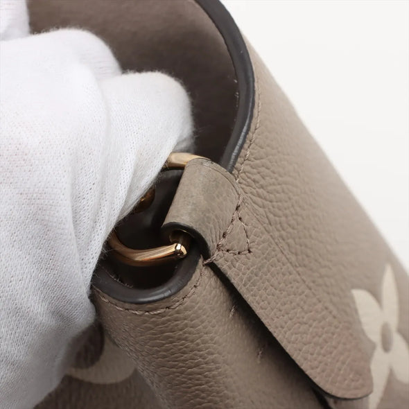 Louis Vuitton Tourterelle Bicolor Monogram Empreinte Leather Neonoe MM  [Clearance Sale]