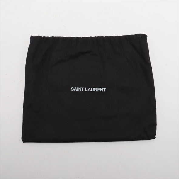 Saint Laurent Black Leather Small Loulou Shoulder Bag  [Clearance Sale]