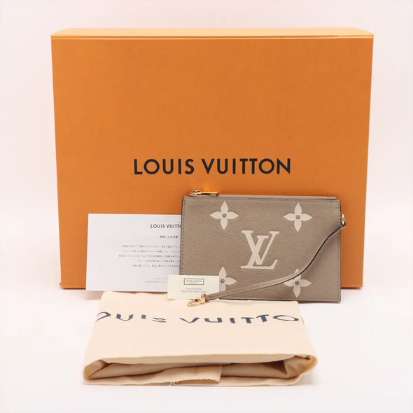 Louis Vuitton Tourterelle Bicolor Monogram Empreinte Leather Neonoe MM  [Clearance Sale]