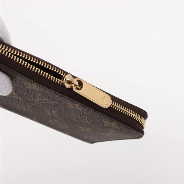 Louis Vuitton Brown Monogram Zippy Wallet  [Clearance Sale]