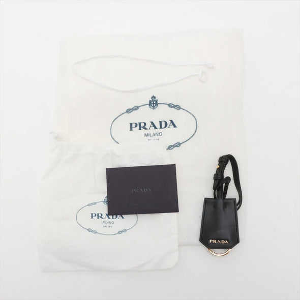 Prada Black Saffiano Cuir Handbag  [Clearance Sale]