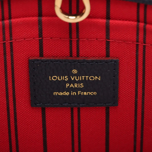 Louis Vuitton Navy Blue Monogram Empreinte Leather Montaigne BB [Clearance Sale]