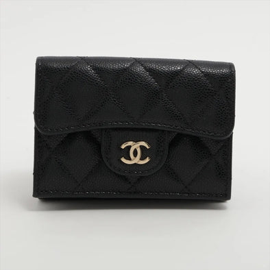 Chanel Black Caviar Card Holder  [Clearance Sale]
