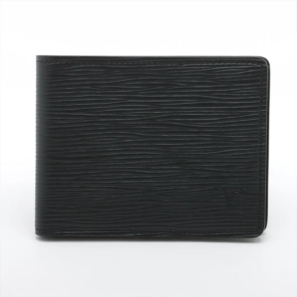 Louis Vuitton Noir Epi Leather Slender Wallet [Clearance Sale]