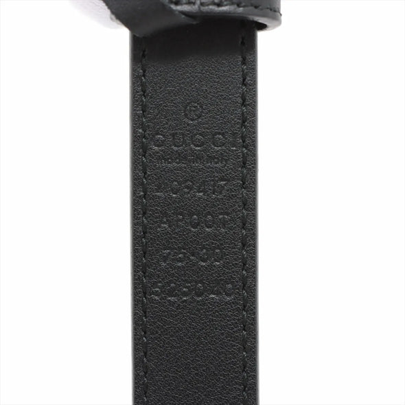 Gucci Black GG Marmont Thin Belt [Clearance Sale]