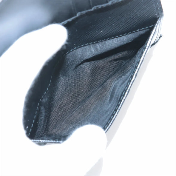 Prada Black Saffiano Leather Card Holder [Clearance Sale]