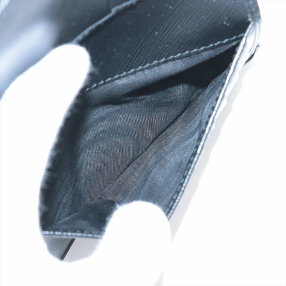Prada Black Saffiano Leather Card Holder [Clearance Sale]