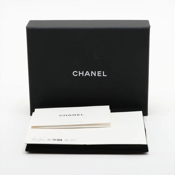 Chanel Black Caviar Calfskin Compact Wallet [Clearance Sale]
